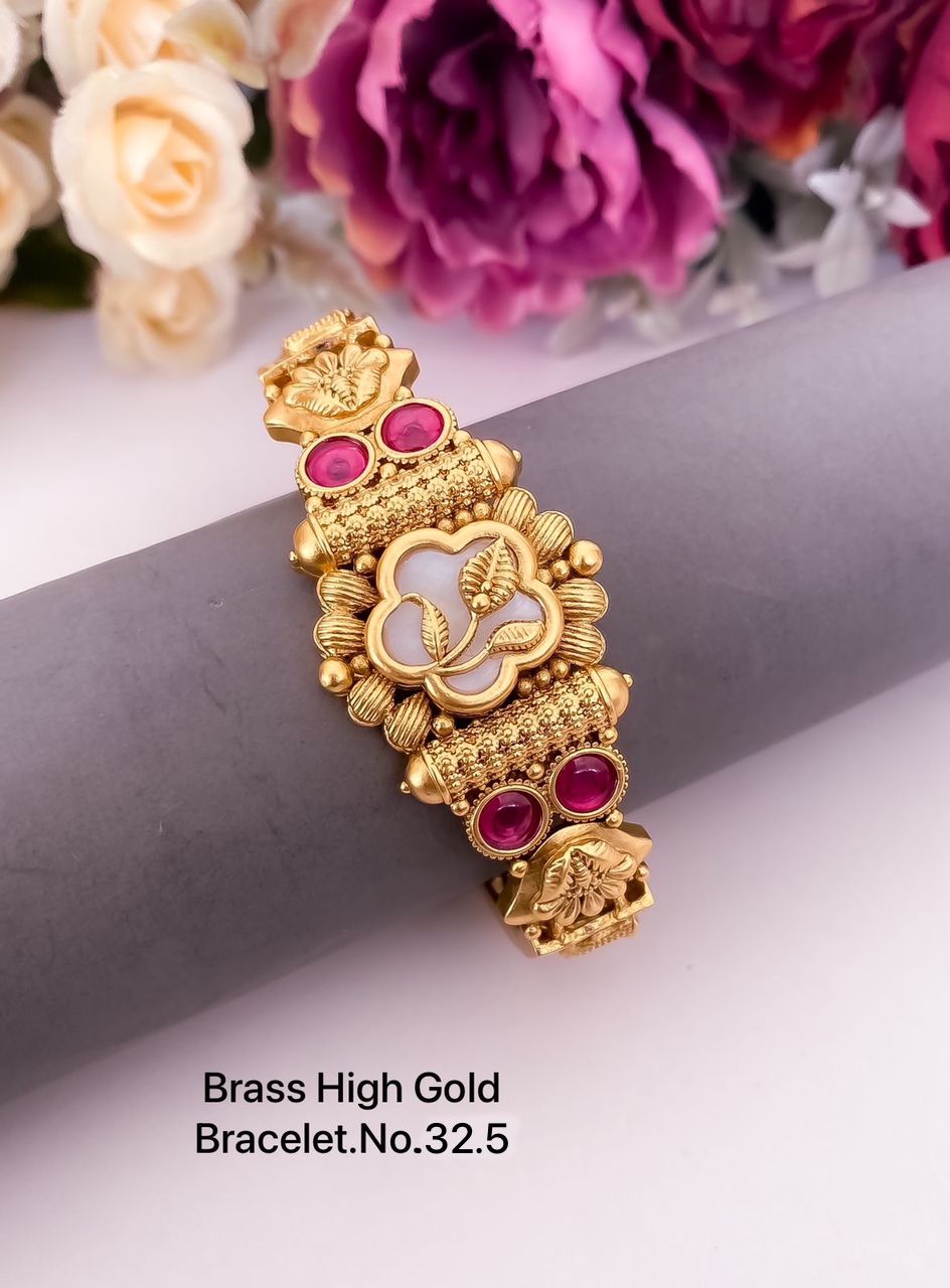 Accessories Fancy Brass High Gold Copper Bracelets 4 Catalog
